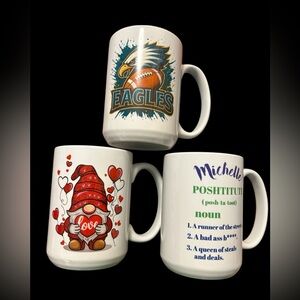 BUY NOW Personalized Mugs 15 ounces with Unique Designs winner picks 1